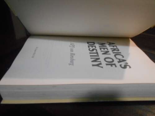 AFRICAS MEN OF DESTINY  -  APJ VAN RENSBURG De Jager Haum 1981 first ed