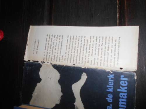 Die Wolkemaker De Klerk, W.A.  Published by Tafelberg, 1962
