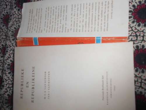 Jan J v. Rooyen & van schoor - Republieke en Republikeine -  1960
