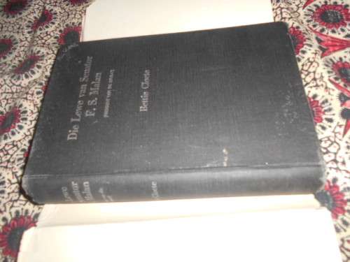 BETTIE CLOETE - DIE LEWE VAN SENATOR FS MALAN (PRES SENAAT) autographed