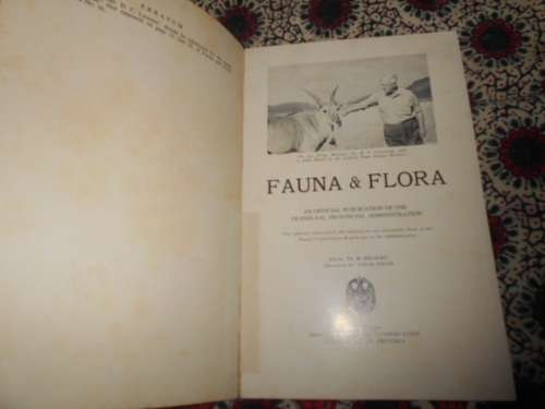 Dr R Bigalke Fauna en Flora publication of Transvaal Prov Adm.  illus Nr 17 1966 softback