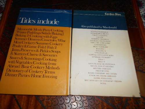 2 Cordon Bleu cook illus books - Memorable Meals & Casseroles