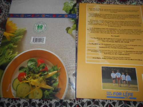 2 illus books -  Weigh-Less cooking for one & Run/Walk cookbook illus softbacks