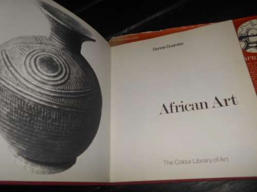 DENNIS DUERDEN - AFRICAN ART COLOUR LIB OF ART 1970 ILLUS PICTURE HARDB.