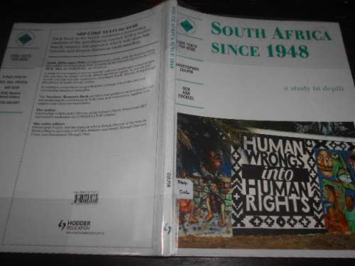 Christopher Culpin -South Africa since 1948 - A study in deph
