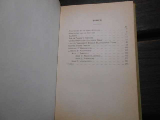 1953 - SUID-AFRIKAANSE BLOMPLANTE - AP GOOSSENS -  Sleutels tot families en genera