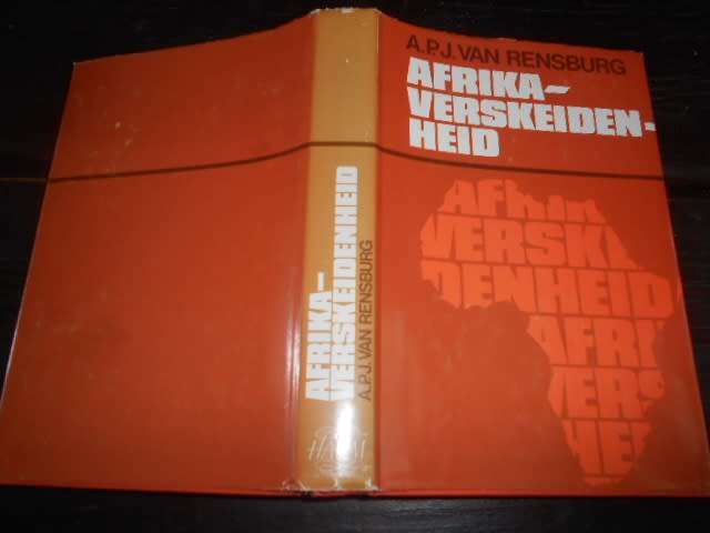 APJ VAN RENSBURG - AFRIKA-VERSKEIDENHEID 1976 1STE ED.