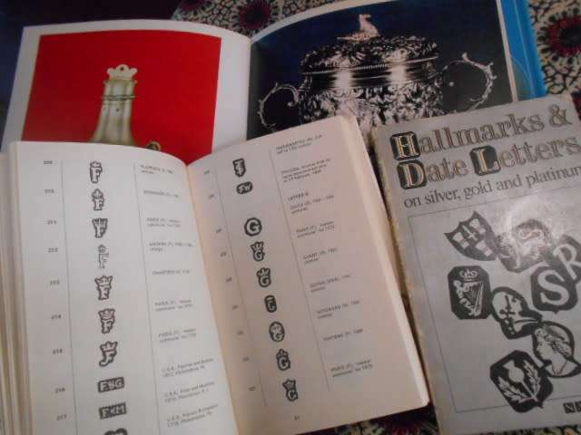 3 Silver books:   1.  Silver by Richard Came , 124 illus , Silver Marks of the world & Hallmarks