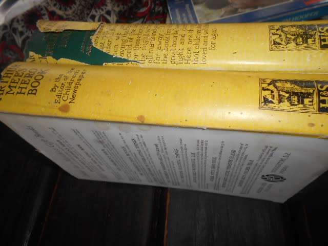 2 Arthur Mee books: Hero book & Childrens Hour illus - Hodder & Stoughton