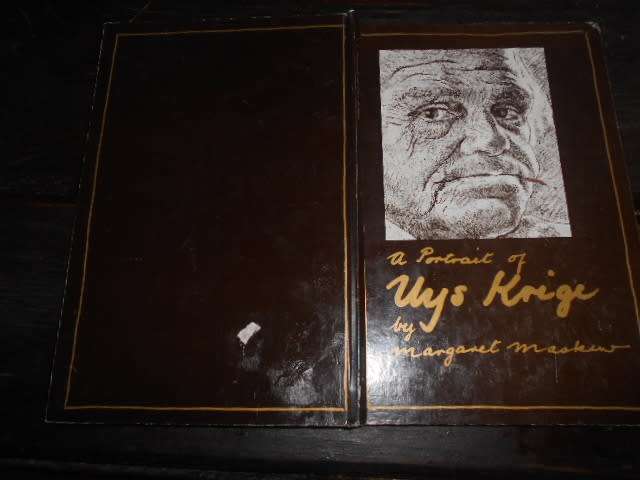 MARGARET MASKEW - A PORTRAIT OF UYS KRIGE 1985 ILLUS  HARDBACK