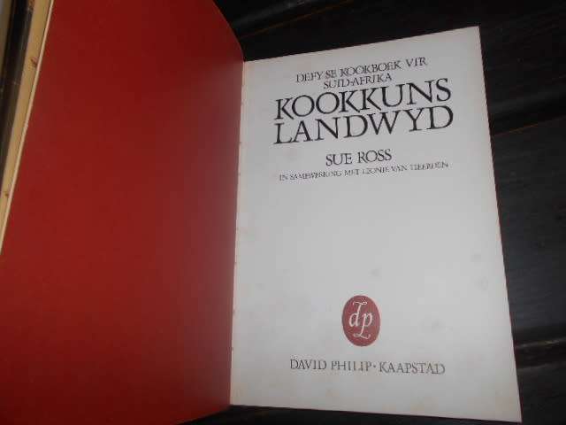 SUE ROSS - KOOKKUNS LANDWYD DEFY  se KOOKKUNS LANDWYD