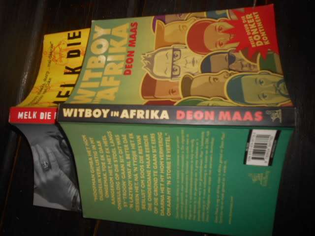 2 Deon Maas boeke -  Melk die heilige koeie &  Witboy Africa autographed