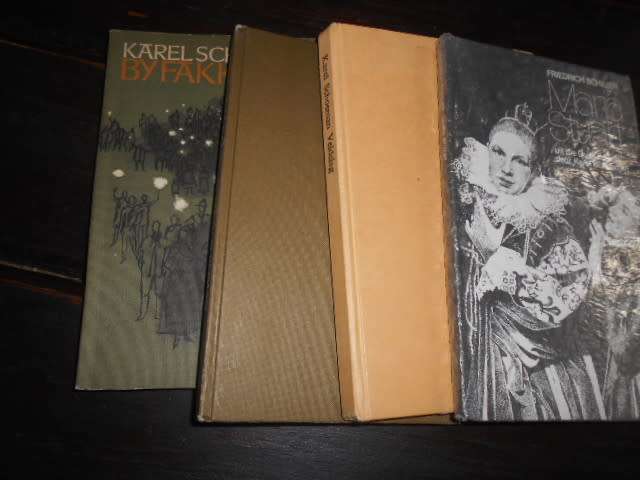 KAREL SCHOEMAN - 4 boeke - FAKKELLIG,  AFRIKA ROMAN VELDSLAG, MARIA STUART