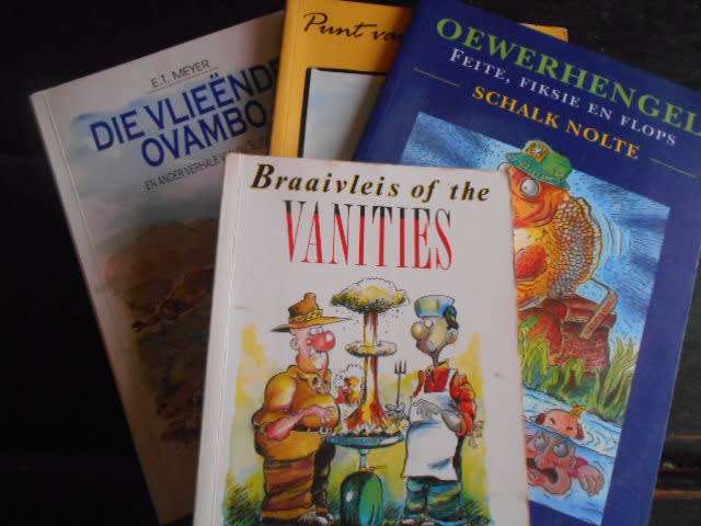 4 sagtebande  - Braaivleis  G Silber,  Vlieende Ovambo, Oewerhengel, en punt van die wolriem