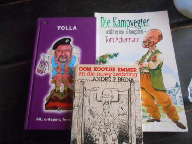 3 grap boekies - Tolla,  Oom Kootjie - Andre Brink, en die kampvegter - T Ackerman