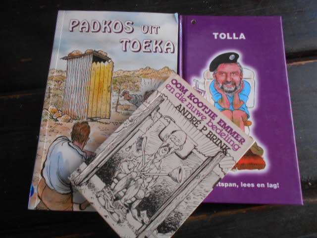 3  grap boekies TOLLA,  Oom Kootjie - Andre Brink en Padkos deur Koot Steenkamp
