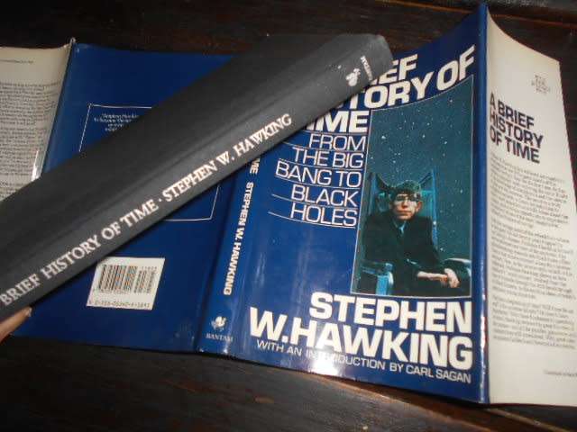 STEPHEN W. HAWKING - A BRIEF HISTORY OF TIME - Bantam books America  1988 1st ed.
