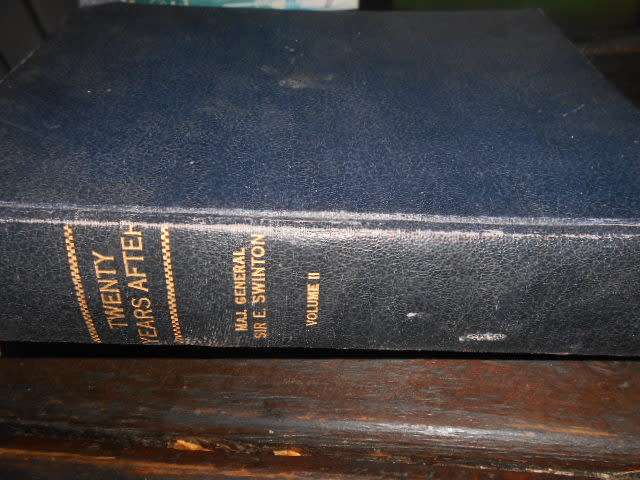 Maj. Gen Sir Ernest Swinton - Vol 2 of set.  Twenty Years After The Battlefield of 1914-18