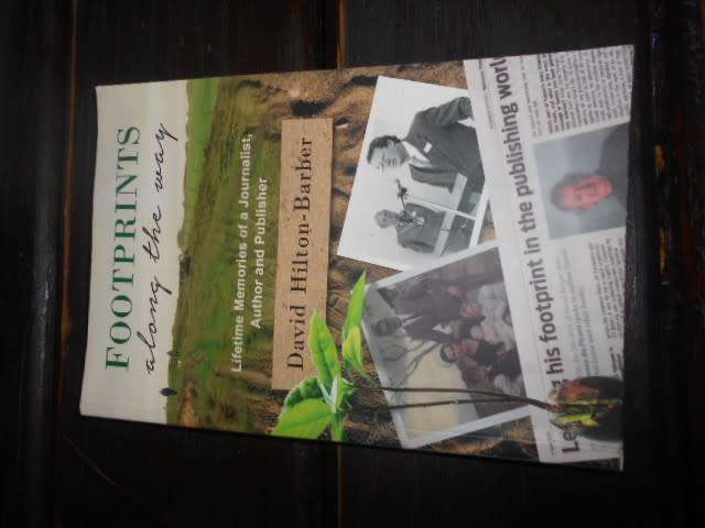 FOOTPRINTS ALONG THE WaY - David Hilton Barber softback 2020 1st ed 2022