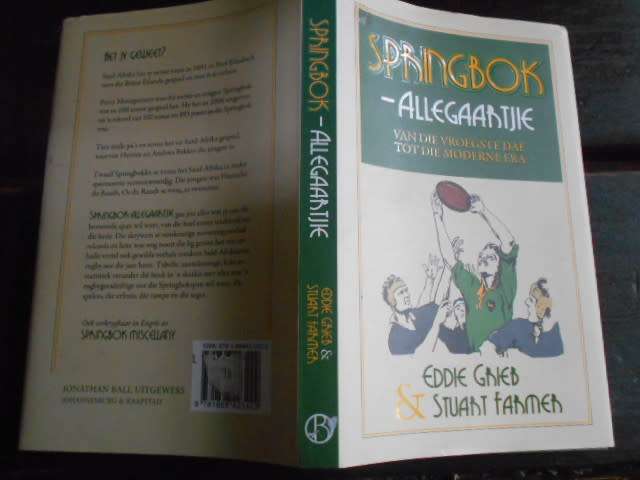 SPRINGBOK ALLEGAARTJIE - EDDIE GRIEB & STUART FARMER 2009
