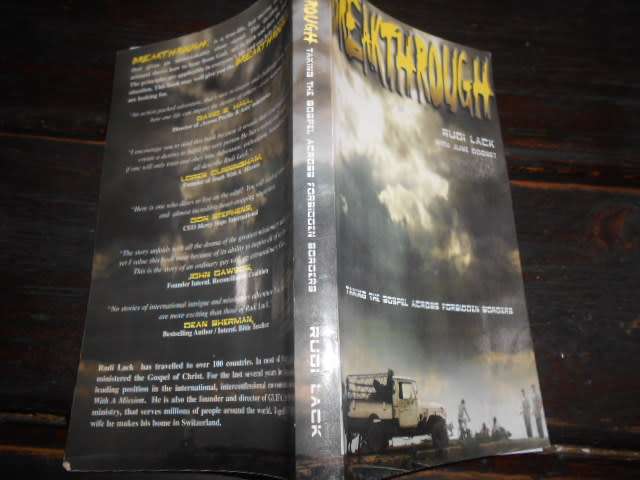 BREAKTHROUGH - RUDI LACK - Gospel over forbidden  borders  Glifa  Good Literature softback