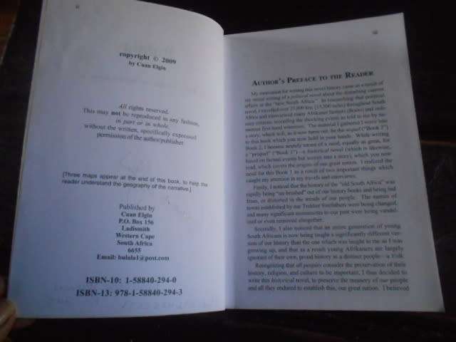 BULALA A True Story of South Africa CUAN ELGIN Signed by CUAN ELGIN Ladismith (Author)