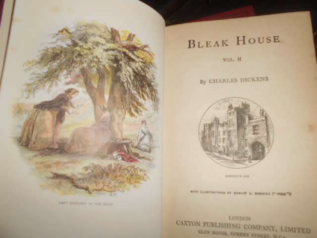 Charles Dickens 26 set of  rare books Caxton Company lovely illus by Cruickshank & leach