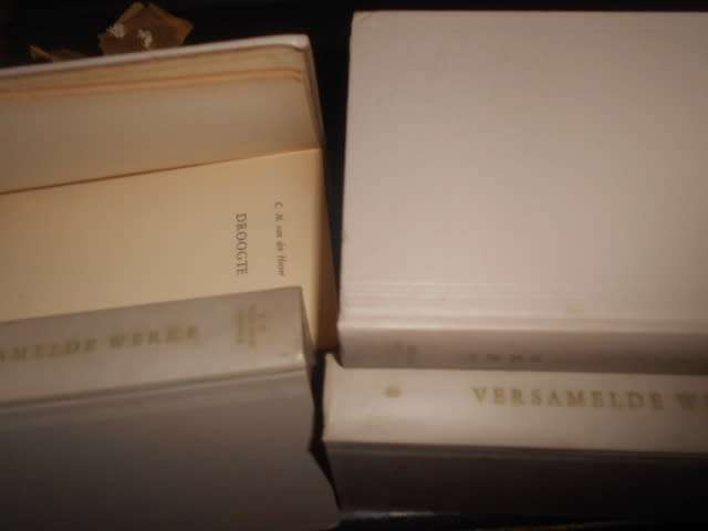 CM V D HEEVER - VOLLEDIGE   RARE  STEL 9 BOEKE VERSAMELDE WERKE met GEDENKBOEK 1959