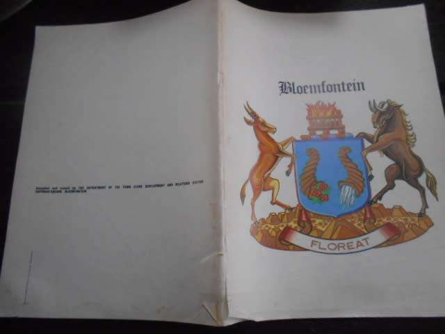 BLOEMFONTEIN FLOREAT ILLUS. HISTORICAL REVIEW  TOWN CLERK HOFFMAN SQUARE