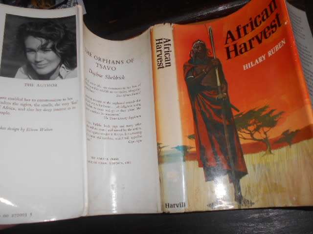 HILARY RUBEN - AFRICAN HARVEST (Kenia biography) - Harvell Press illus hardback 1972