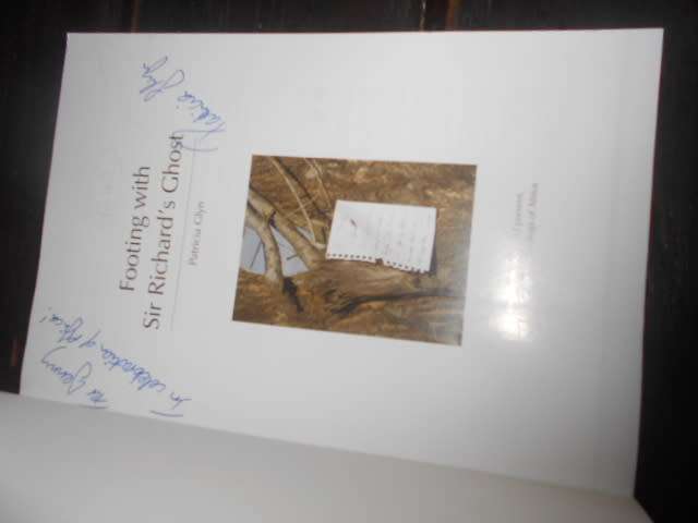 PATRICIA GLYN - FOOTING WITH SIR RICHARD`S GHOST -  Patricia Glyn autographed message