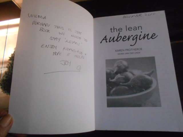 THE LEAN AUBERGINE - K PROTHEROE SA Guide to lowfat, shop, cook, eating out