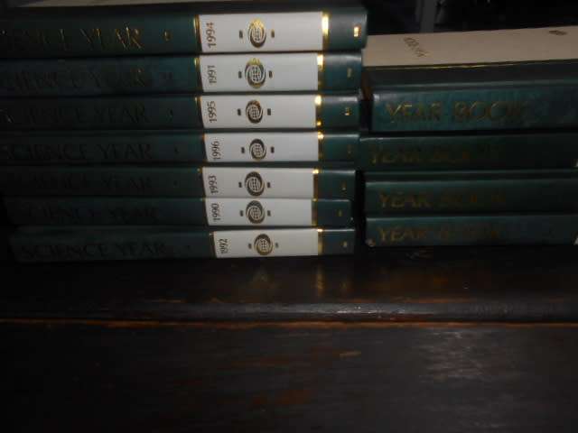 The World Book Encyclopedia -  4 Year books &  7 Science Year Supplement books