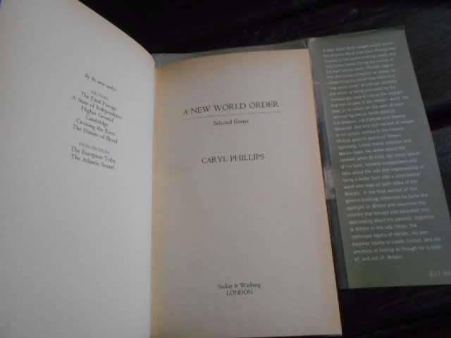 Caryl Phillips - Anew world order - Seker & Warburg London
