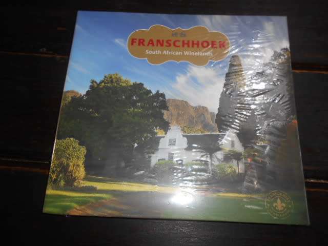 FRANSCHHOEK SOUTH AFRICAN WINELANDS  PICTURE BOOK (NEW - NOT OPENED)