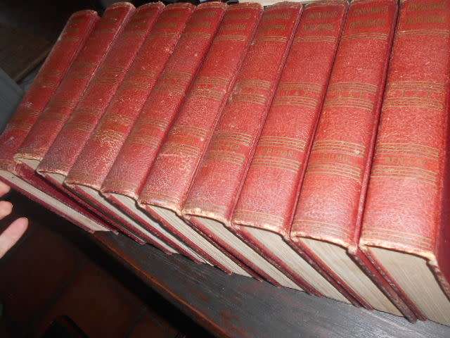 Full set of 10 volumes Consolidated encyclopedia illus 1948 Cons world research soc illus