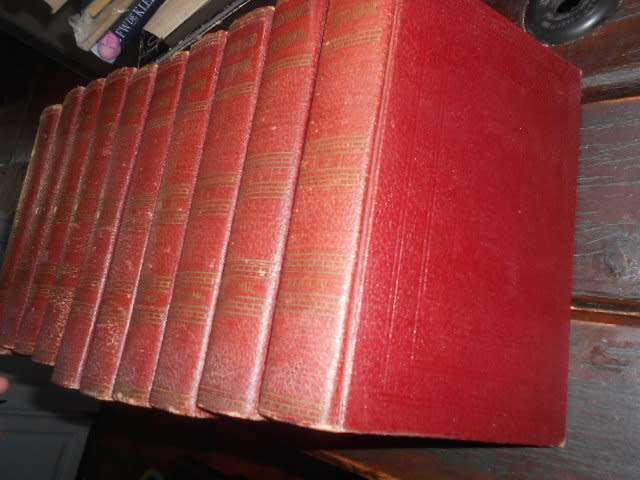 Full set of 10 volumes Consolidated encyclopedia illus 1948 Cons world research soc illus
