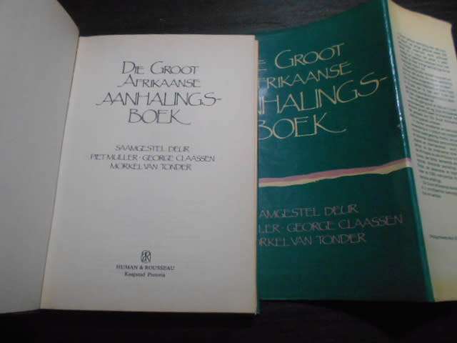 PIET MULLER - GROOT AFR. AANHALINGSBOEK -  Human & Rousseau 1983