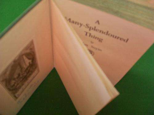 HAN SUYIN - A MANY SPLENDOURED THING 1ST EDITION (CHINA) - HISTORICAL AUTOBIOGRAPHY  PERSPECTIVE