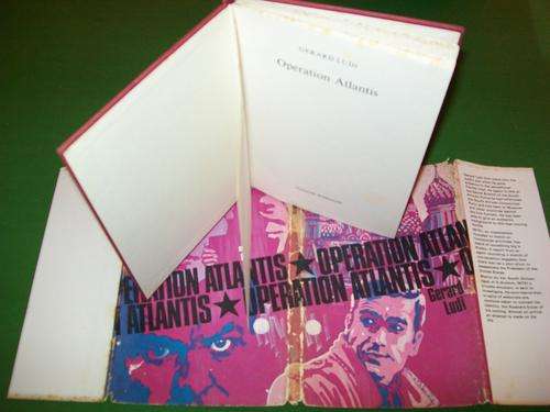 GERHARD LUDI -  OPERATION ATLANTIS  - (AGENT Q-018) 1967 FIRST ED  HARDBACK WITH DUSTCOVER