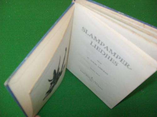 1937 SLAMPAMPERLIEDJIES(VAGABOND SONGS)  DEUR C LOUIS LEIPOLDT ILLUSTRASIES ELSA NIEMEYER