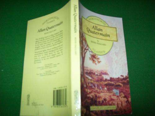 ALLAN QUATERMAIN BY RIDER HAGGARD (Haggard's experiences in Africa, lost civilization)
