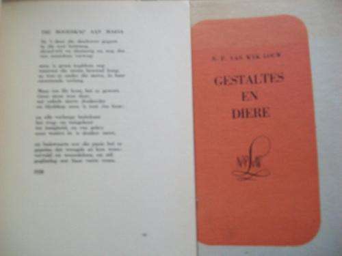 NP VAN WYK LOUW - GESTALTES EN DIERE
