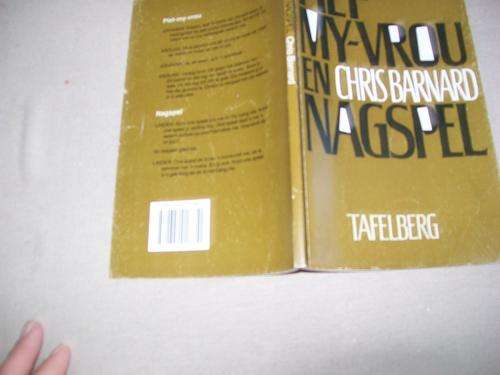 CHRIS BARNARD - PIET MY VROU EN NAGSPEL (0U AFRIKAANSE VIDEODRAMA)  - 2003 TAFELBERG SAGTEBAND ED.