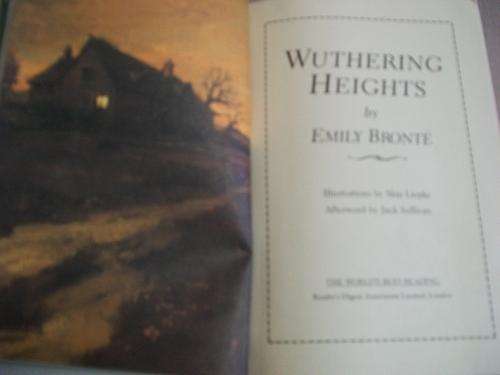 WUTHERING HEIGHTS - EMILY BRONTE - READERS DIGEST colour illus Skip Liepke  afterword Jack Sullivan