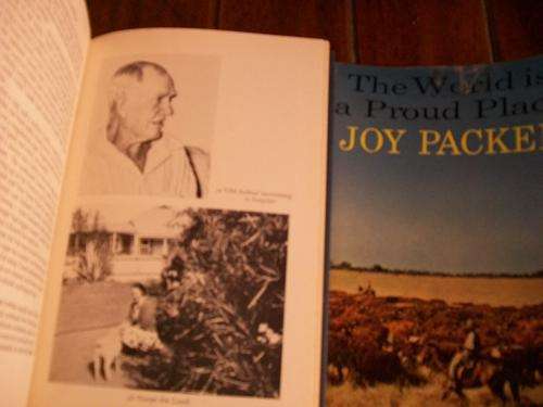 JOY PACKER - THE WORLD IS A PROUD PLACE 1st ed Travellling Novel 1966 - ( Journey around the world)
