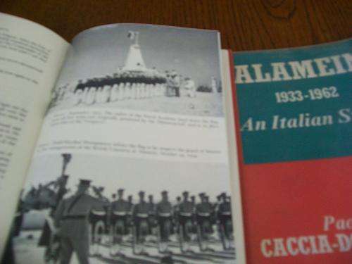 PAOLO CACCIA-DOMINIONI -1966 RARE ED ALAMEIN 1933-1962  AN ITALIANSTORY  B&W Plates -NorthAfrica WW2