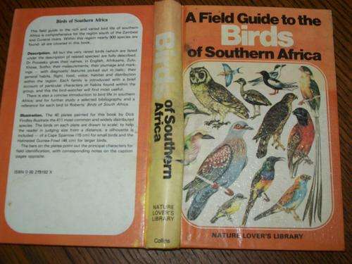 OPM PROZESKY - A (small)  FIELD GUIDE TO THE BIRDS S. AFRICA - 900 SPECIES - PLATES D FINLAY 1980 ED