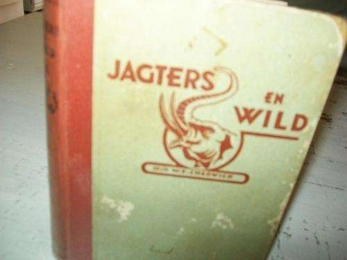 WS CHADWICK - JAGTERS EN WILD - KORT STORIES illustrasie A C Panting - 1947 ED - Wit&Swart illust.