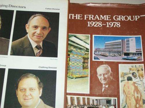 THE FRAME GROUP'S  50TH ANNIVERSARY TRIBUTE VOLUME 1928 - 1978 - PHILLIP FRAME ILLUS